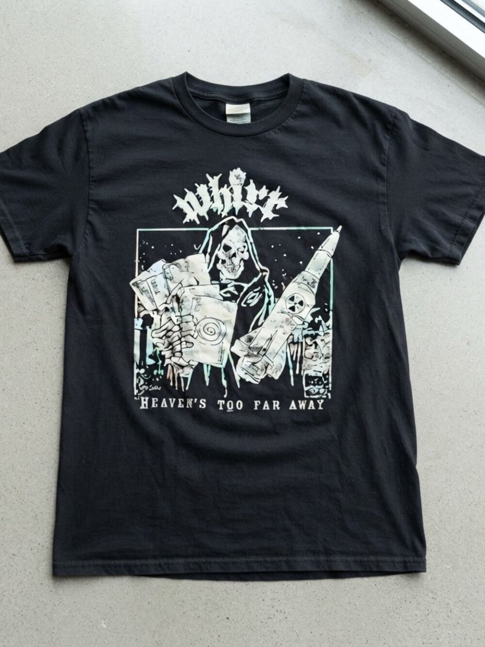 Whirr Heaven's Too Far Away Tour 2026 Black T-Shirt S-4XL